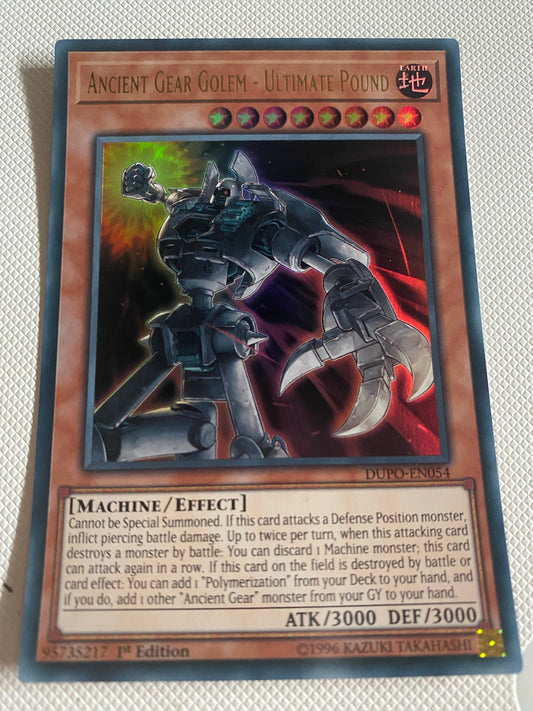 Ancient Gear Golem - Ultimate Pound DUPO-EN054