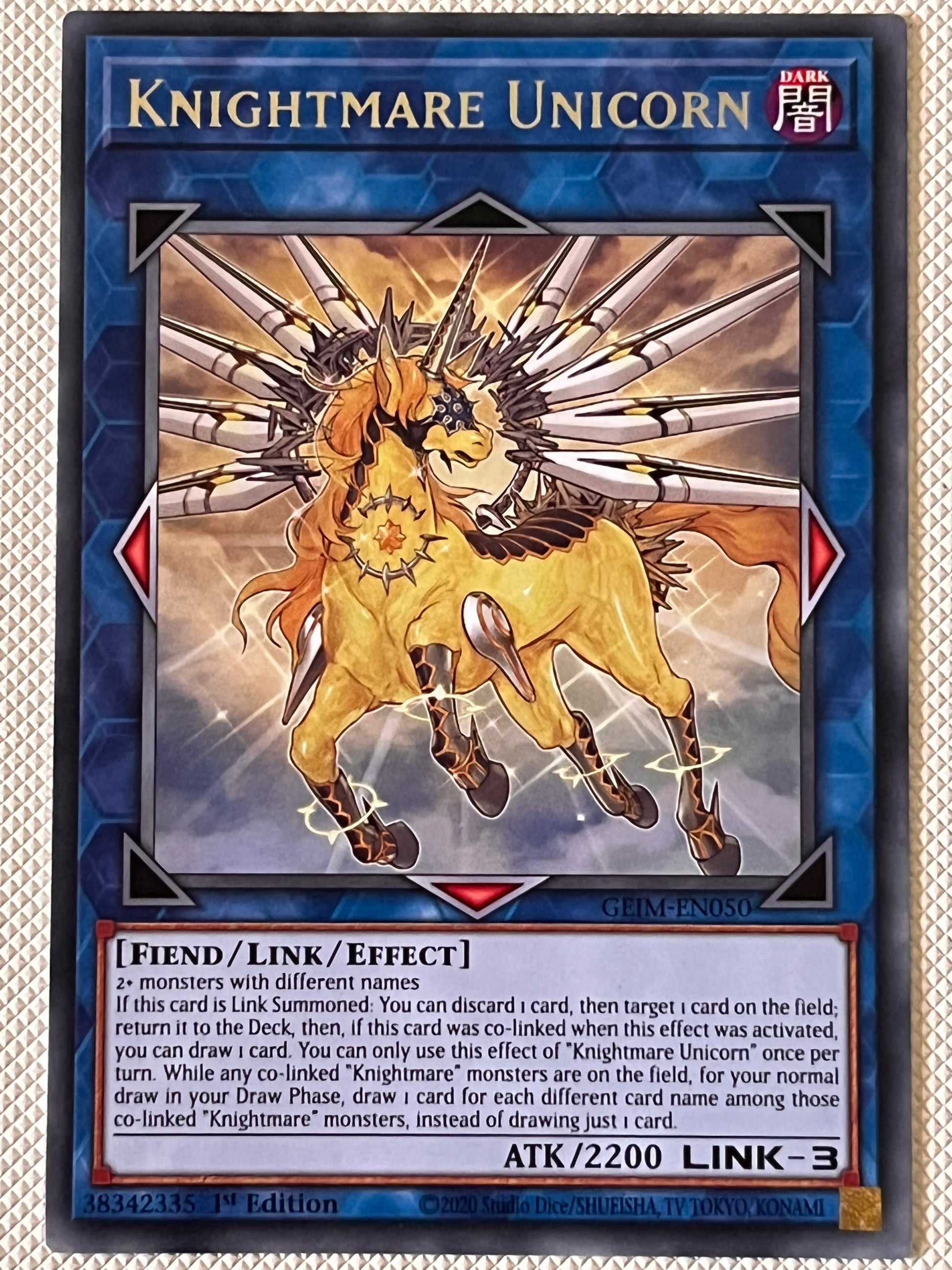 Knightmare Unicorn Geim-en050 – Genesis Tcg